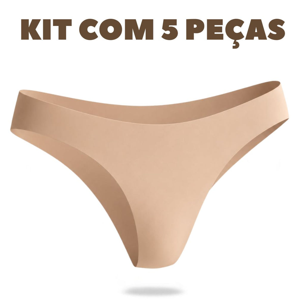 Kit 5 Calcinhas Seamless