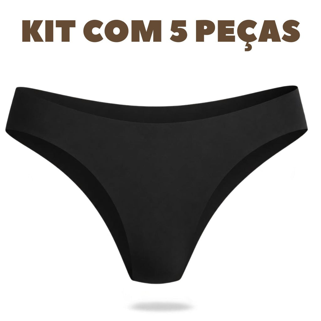 Kit 5 Calcinhas Seamless